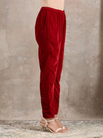 Thumbnail for trueBrowns Red Velvet Pant - Distacart