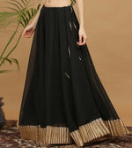 Thumbnail for Joban Fashion Black Georgette Lehenga Set