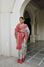 Thumbnail for Vishnu Weaves Women's Blue Banarasi Silk Saree with Blouse - Distacart
