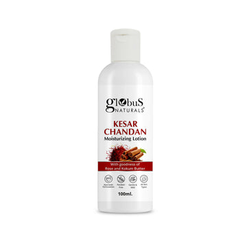 Globus Naturals Kesar Chandan Moisturizing Body Lotion For Silky Soft, Smooth, Radiant Skin, All Skin Types - Distacart