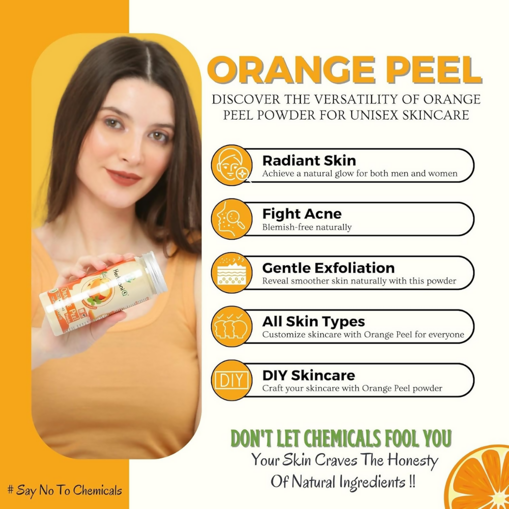 Herbtoniq Orange Peel and Multani Mitti Powder - Dista