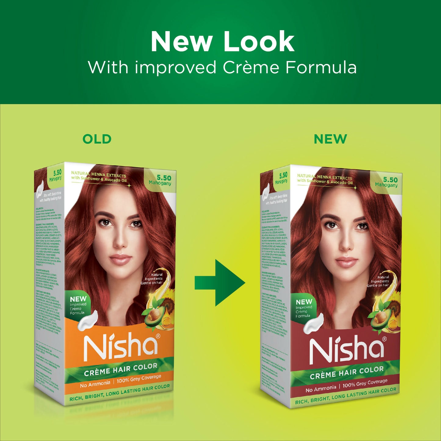 Nisha Creme Hair Color for Women - Mahogany - Distacart