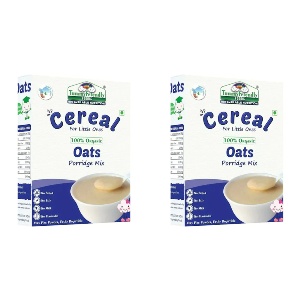 TummyFriendly Foods Certified Organic Oats Porridge Mix for 6 Months Old - Distacart