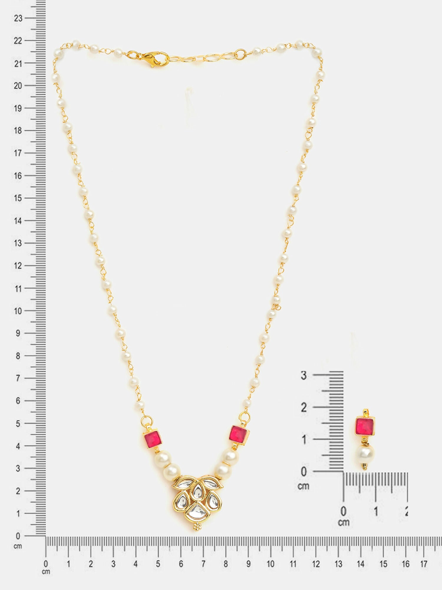 Ruby Raang Rani Pearl Haar Set - Distacart