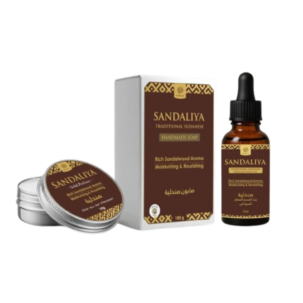 Al Masnoon Sandaliya Body Care Kit Combo - Distacart