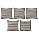 Thumbnail for The Decor Nook Yellow Booti Print Cushion Cover - Distacart