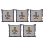 Thumbnail for The Decor Nook Yellow Sunflower Print Cushion Cover - Distacart