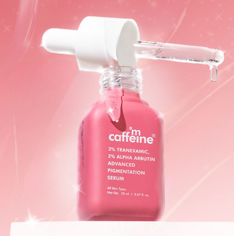 mCaffeine Clear Glow 3% Tranexamic, 2% Alpha Arbutin Advanced Pigmentation Serum - Distacart