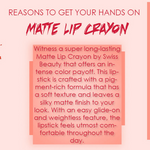 Thumbnail for Ronzille Long Stay Matte Lip Crayon - Cherry Wood - Dista