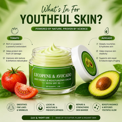 Milky Moon Lycopene & Avocado Anti-Aging & Moisturizing Cream with SPF 30 - Dista