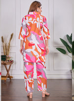 Thumbnail for Prazu Fashion Multi Color Printed Cotton Reyon Festival Wear Co-Ord Set - Distacart