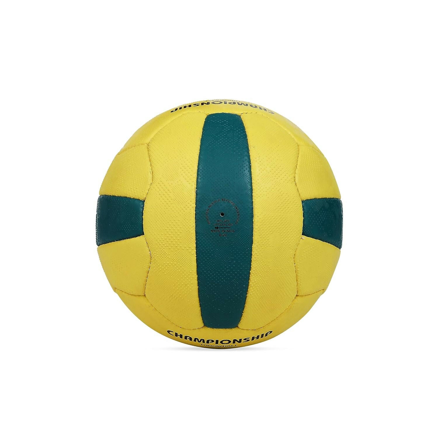 Cosco Rubber Throw Ball Size 5 (Yellow & Green) - Distacart