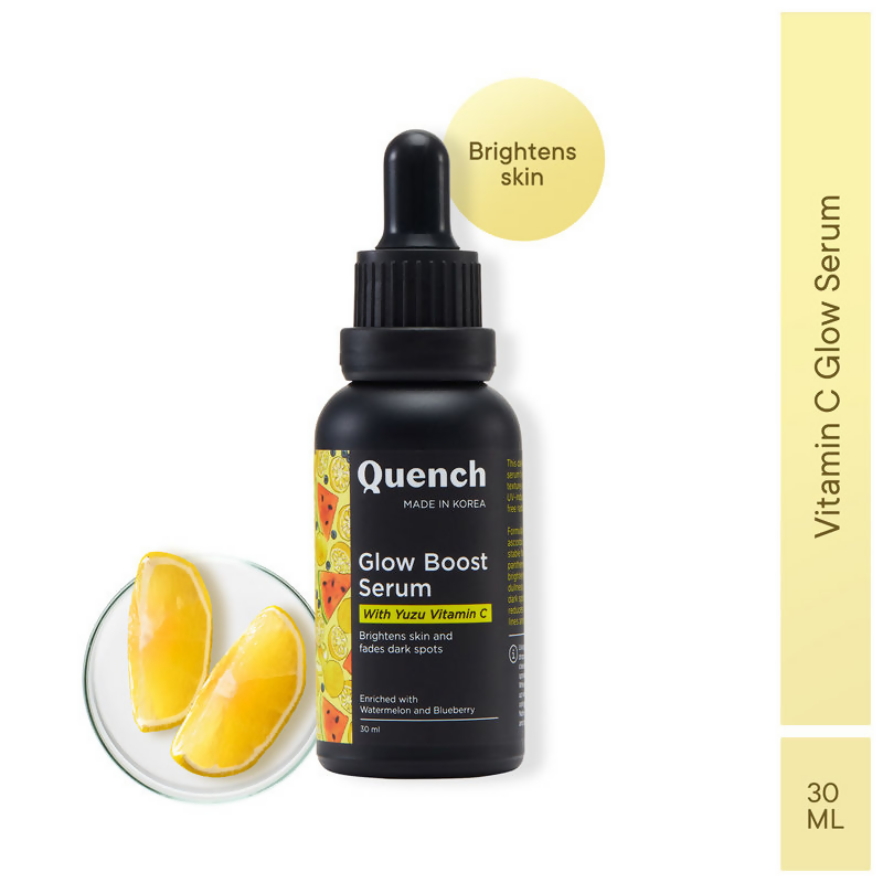 Quench Vitamin C Glow Boost Serum with Yuzu Extracts Brightens & Fades Dark Spots - Distacart