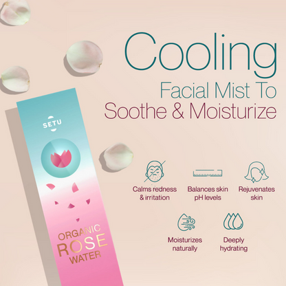 Setu Organic Rose Water Spray - Distacart