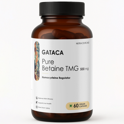 GATACA Pure Betaine TMG - 500 mg Capsules - Distacart