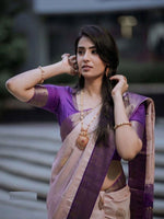 Thumbnail for Anouk Woven Design Zari Banarasi Saree