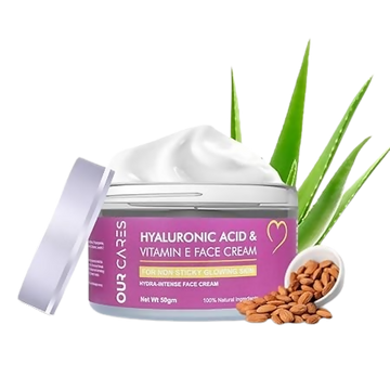 Our Cares Face Cream with Hyaluronic Acid & Vitamin E - Distacart