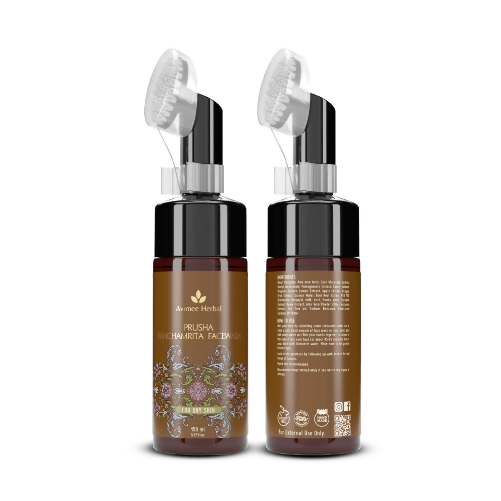 Avimee Herbal Prusha Panchamrita Face Wash - Distacart