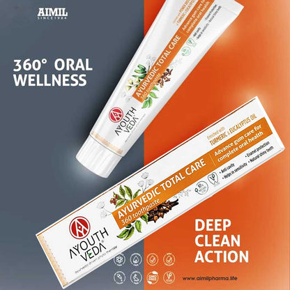 Ayouthveda Total Care 360 Toothpaste - Distacart
