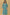 Aramya Straight Linen Cotton Floral Print Women's Kurta - Green