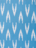 Thumbnail for Aramya A-line Kantha Cotton Ikat Print Women's Kurta - Blue - Distacart