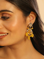 Thumbnail for Nuyug Amber Glory Ethnic Earrings & Maang Tikka Set