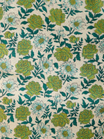 Thumbnail for Aramya Straight Soft Cotton Floral Print Women's Kurta - Green - Distacart