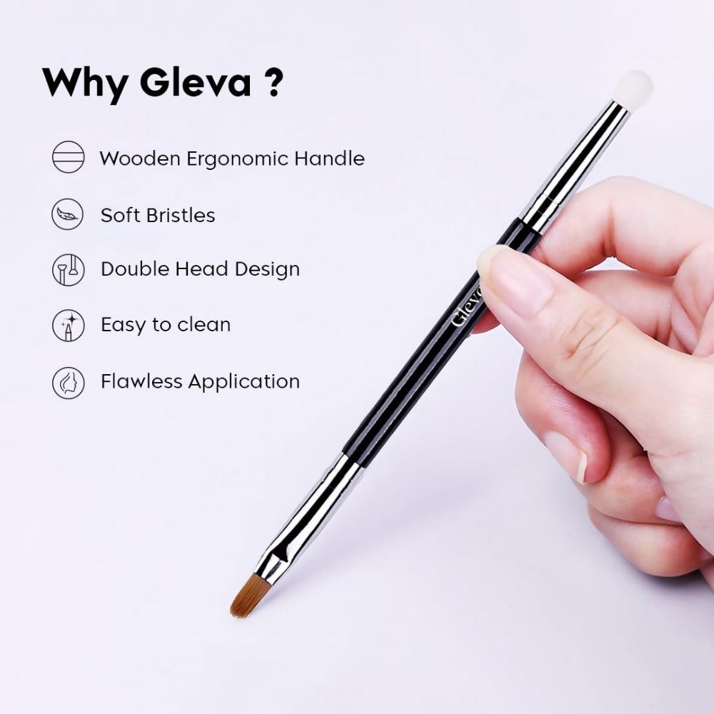Gleva Concealer Brush Under Eye Mini Dual - Distacart