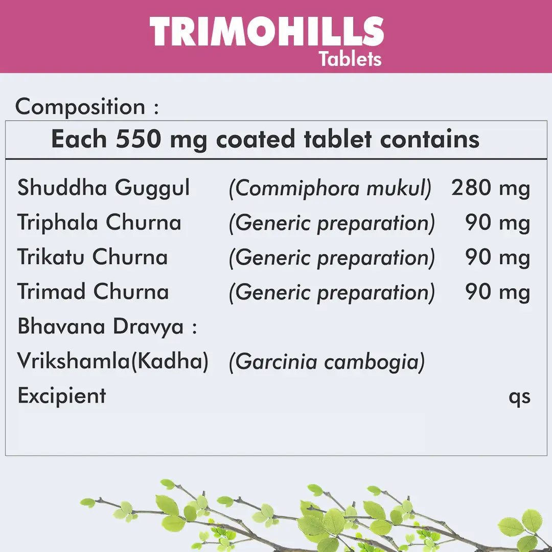 Herbal Hills Ayurveda Trimohills Tablets