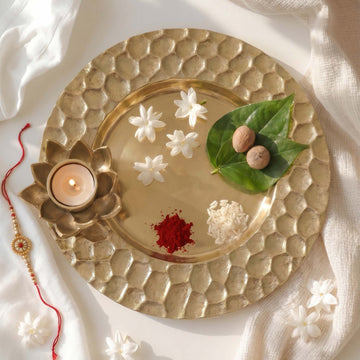 honeycomb pooja thali