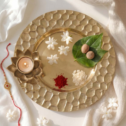 honeycomb pooja thali