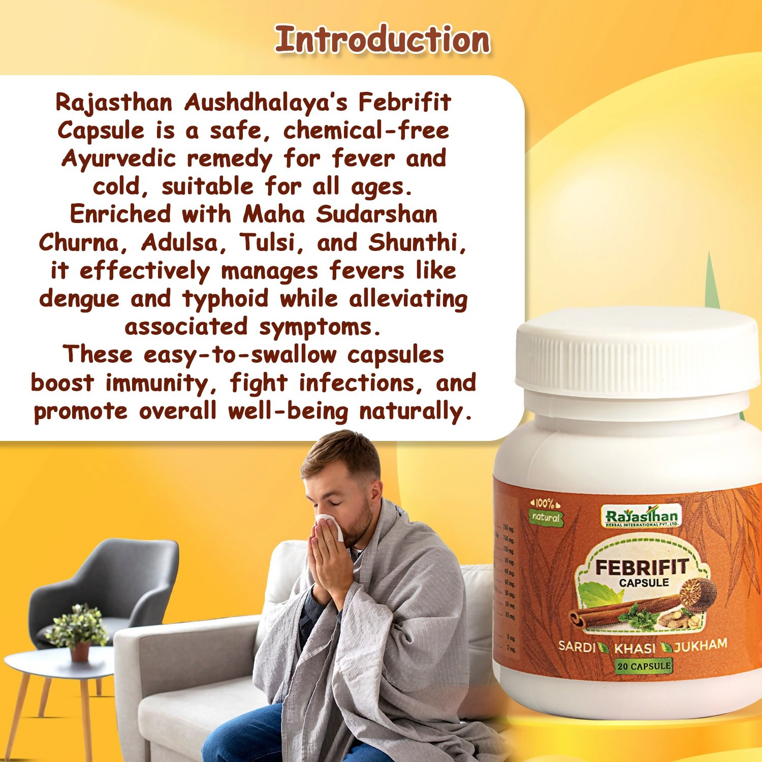 Rajasthan Herbals Febrifit Capsules