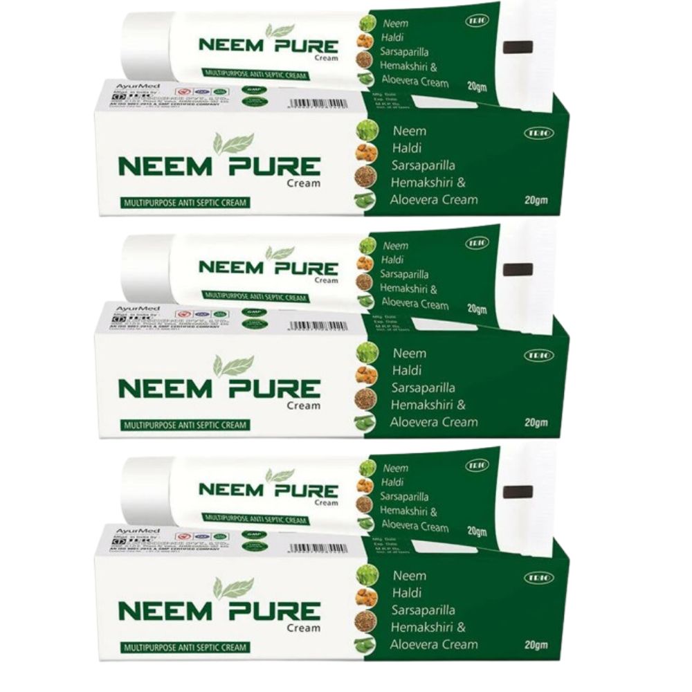 Trio Ayurveda Neem Pure Multipurpose Anti Septic Cream - Distacart