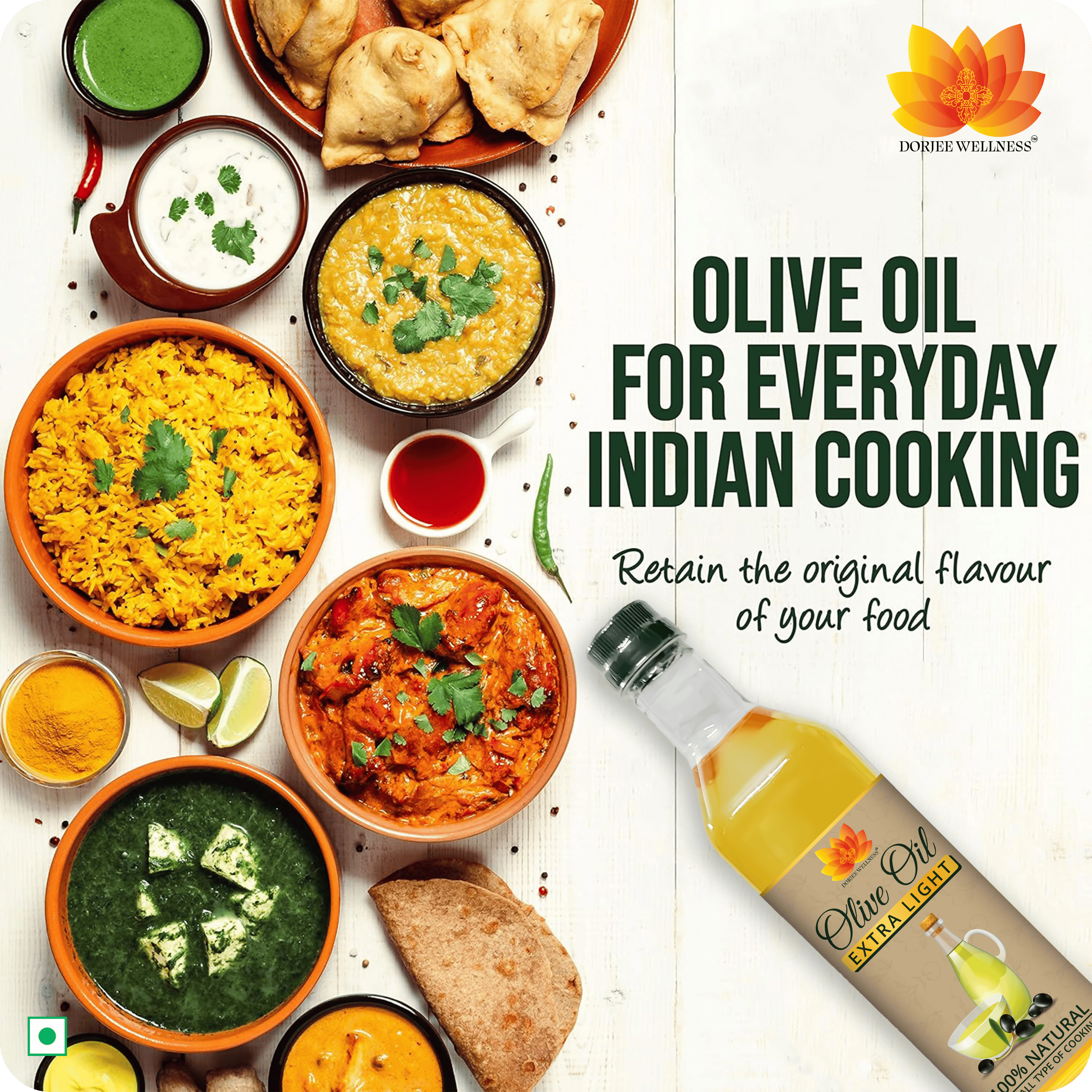 Dorjee Wellness Extra Light Olive Oil