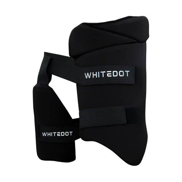 Whitedot Dot 2.1 Combo Thigh Guard (Black) - Distacart