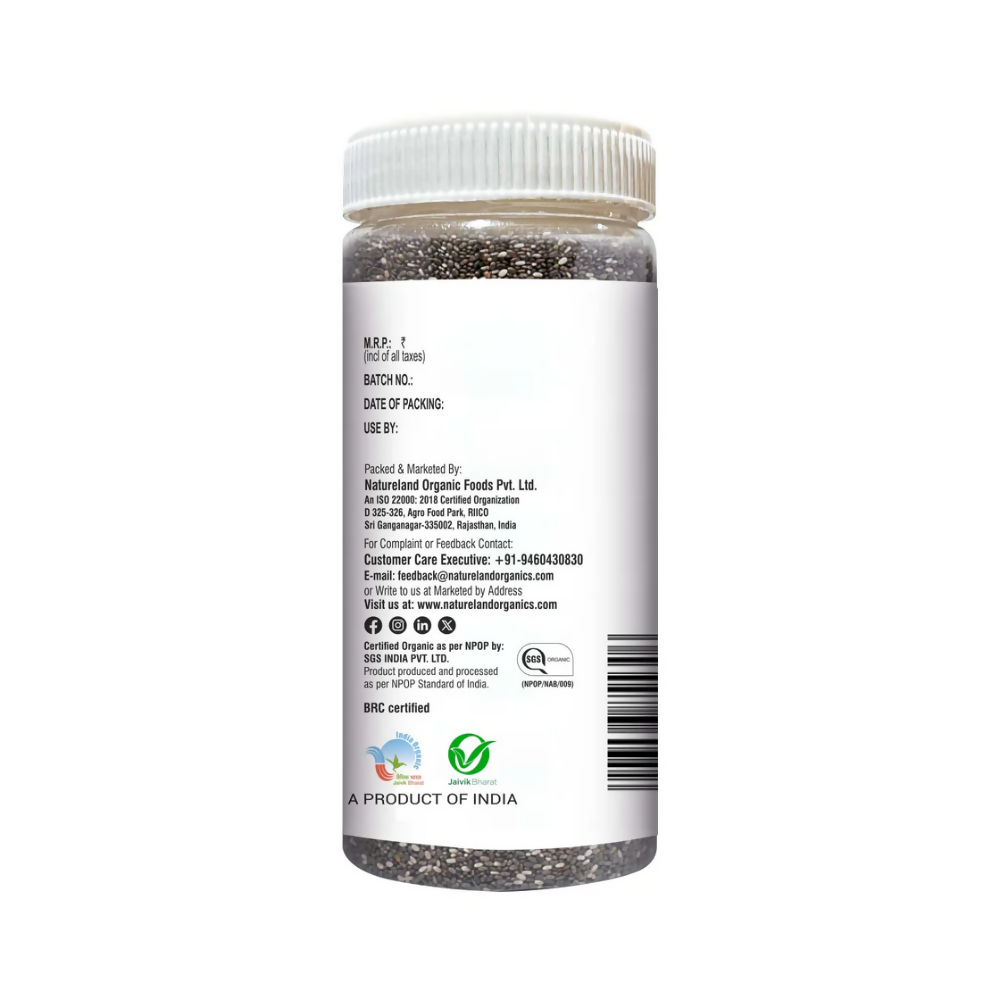 Nature Land Organics Edible Chia Seeds - Distacart