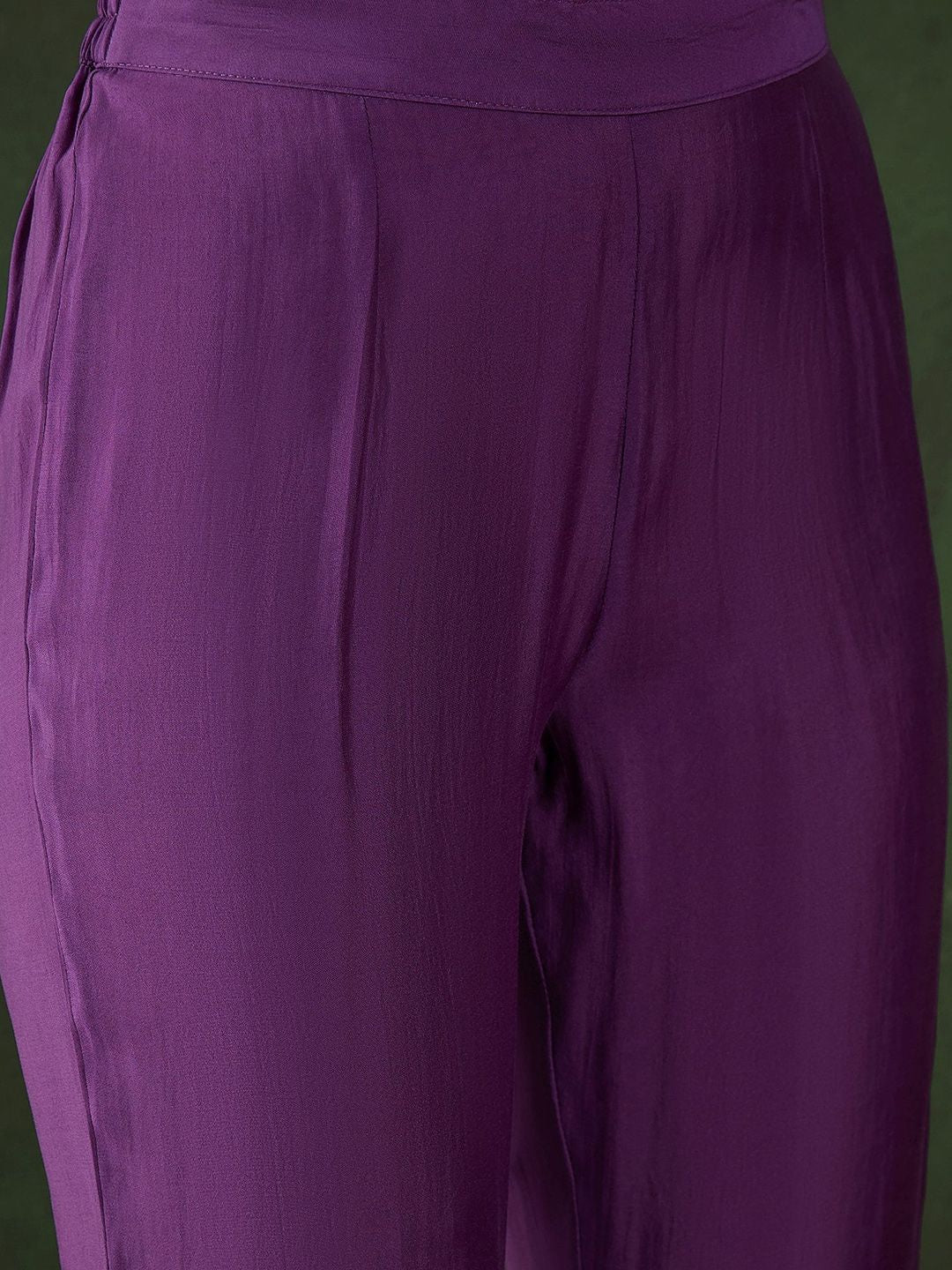 Sangria Embroidered Kurta & Trouser With Dupatta