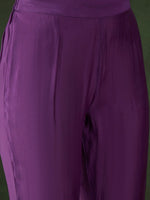 Thumbnail for Sangria Embroidered Kurta & Trouser With Dupatta