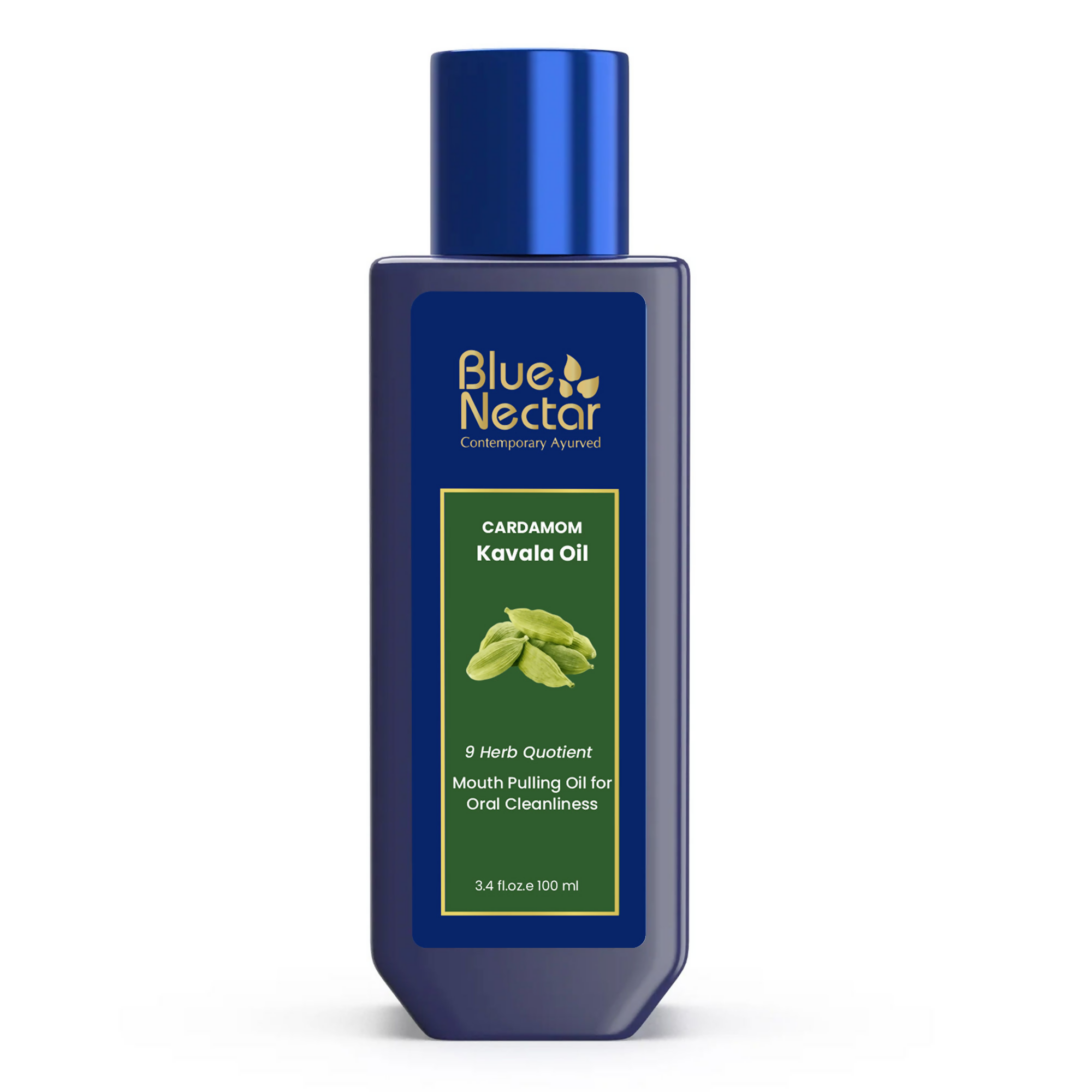Blue Nectar Cardamom Mint Oil Pulling For Mouth - Distacart