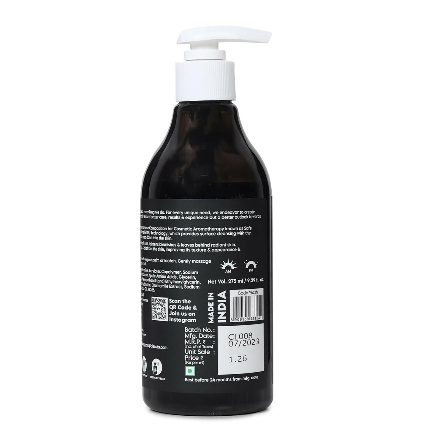Clensta Purifying & Detoxifying Body Wash - Distacart