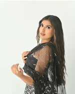 Thumbnail for Jyoti Fashion Women's Silver Georgette Sequins with Zari Embroidered Designer Lehenga Choli Set - Distacart