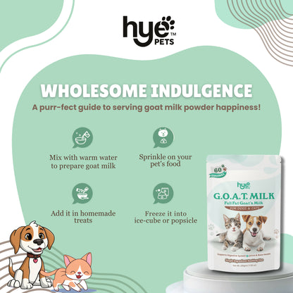 Hye Pets Full Fat Goat Milk Powder For Pets - Distacart