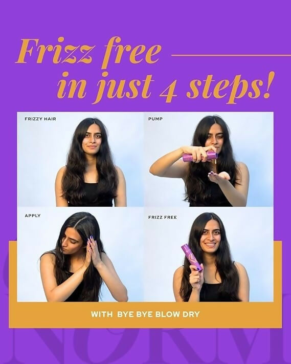 Antinorm Bye Bye Blow Dry Hair Serum - Distacart