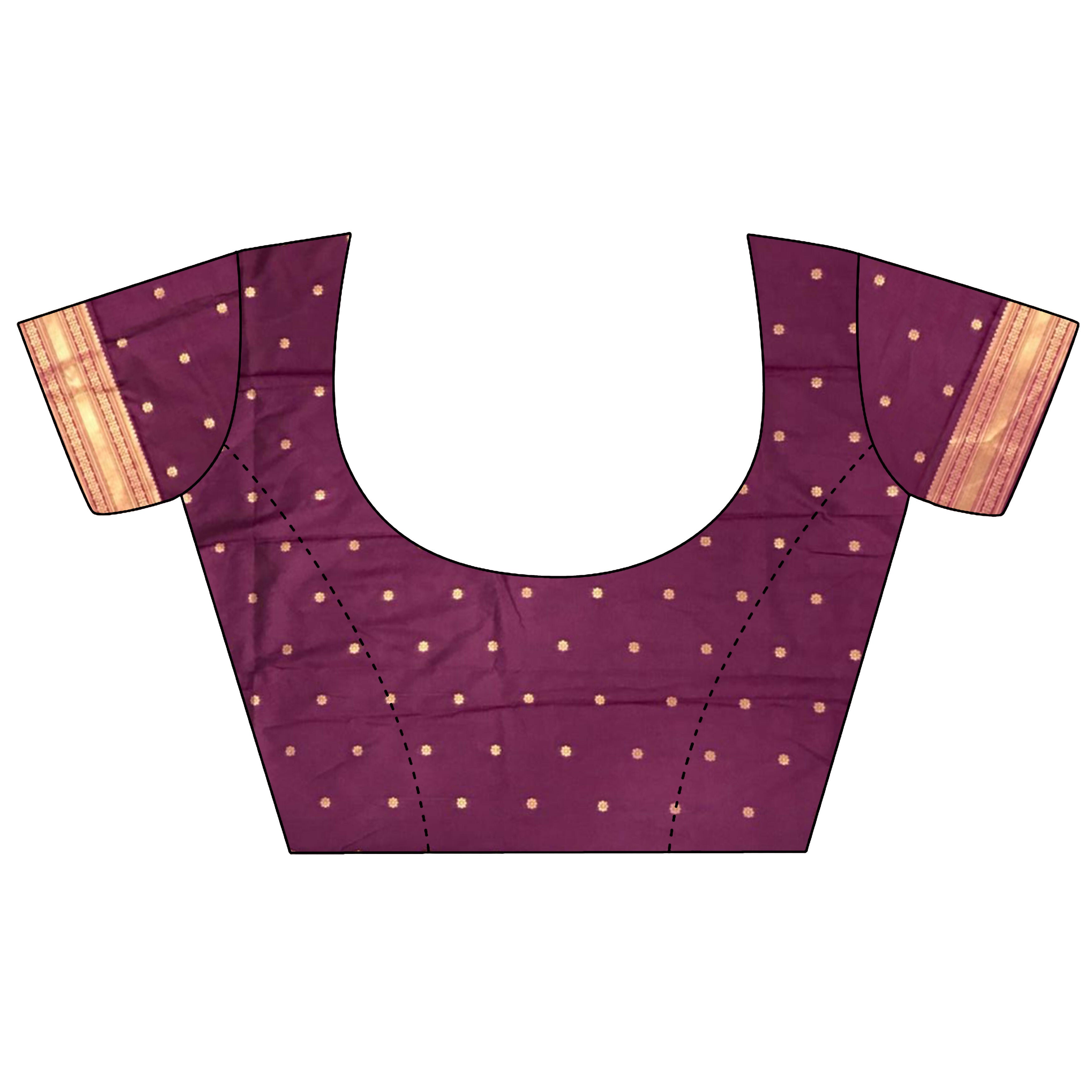 Joban Fashion Maroon Banarasi Soft Silk Woven Saree