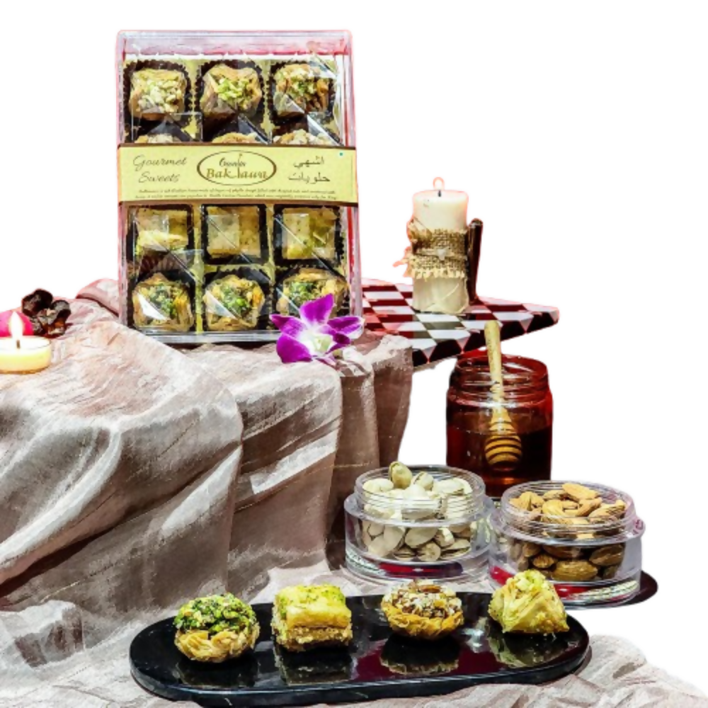 Gwalia Sweets Baklawa Crispy Temptation Box - Distacart
