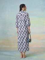 Thumbnail for Janasya White Straight Rayon Blend Dress - Dista