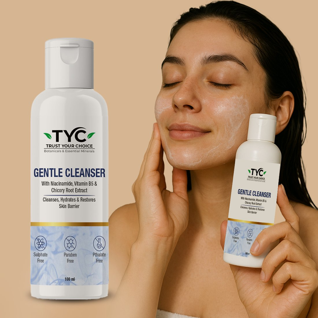 TYC Gentle Cleanser With Niacinamide, Vitamin B5 & Chicory Root Extract - Dista