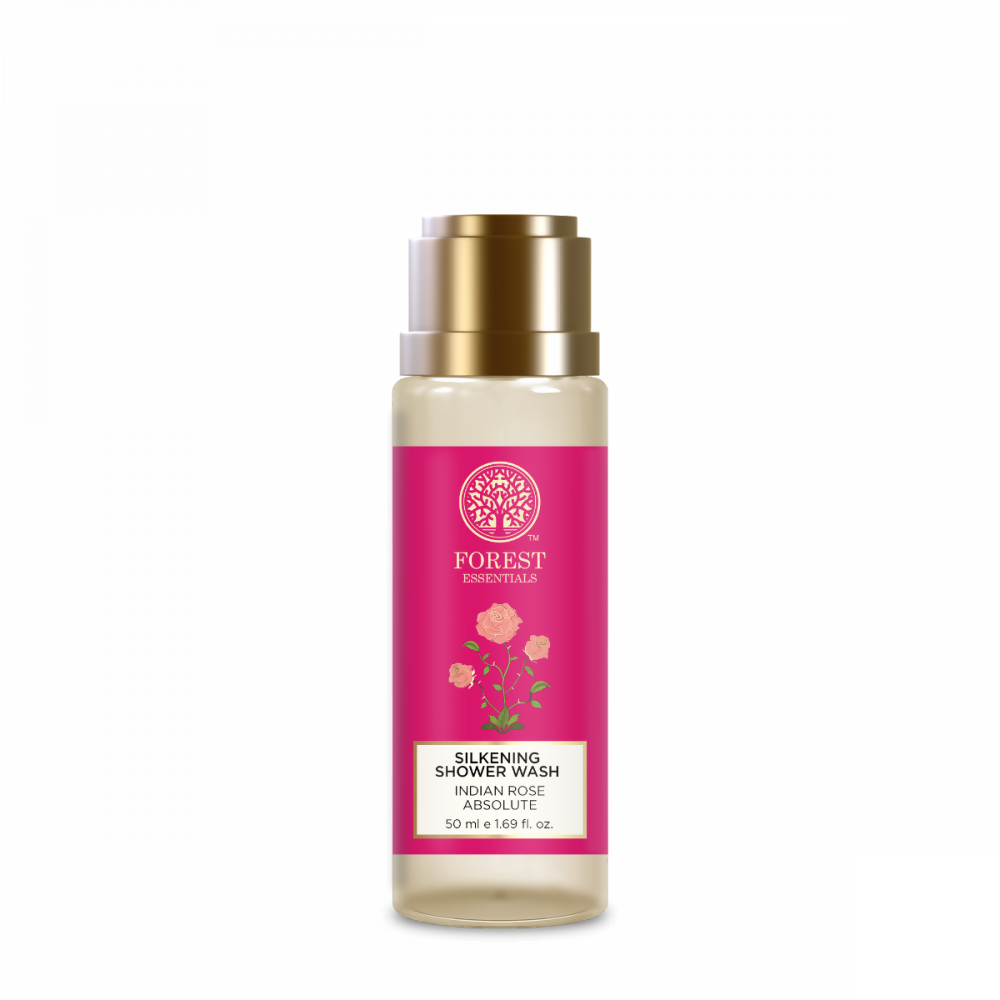 Forest Essentials Travel Size Silkening Shower Wash Indian Rose Absolute - Distacart