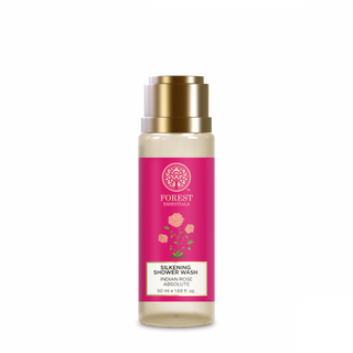 Forest Essentials Travel Size Silkening Shower Wash Indian Rose Absolute