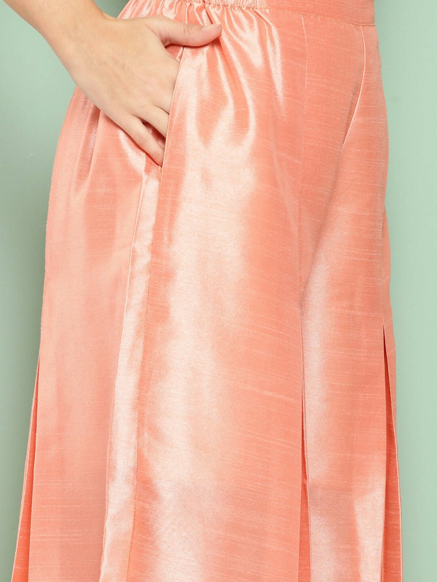 Ahalyaa Women's Traditional Wear Co-ods - Peach - Distacart